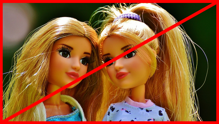 exclude-lookalikes-red-cross-barbie-dolls-twins