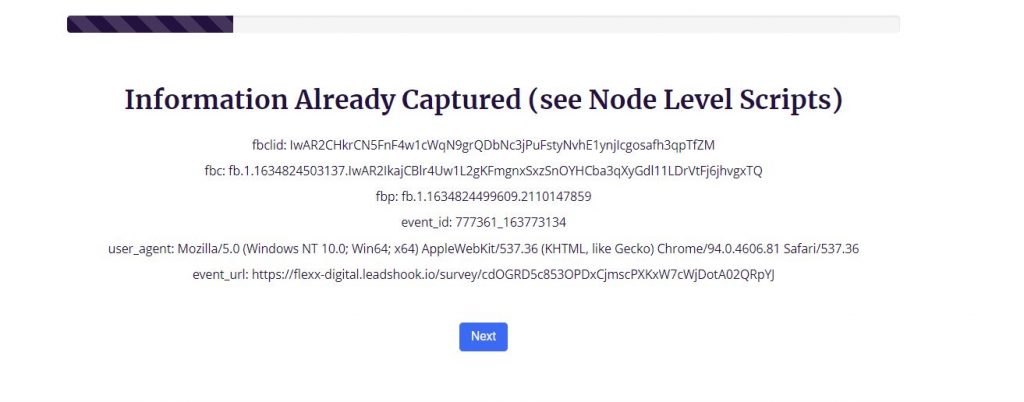 First node details