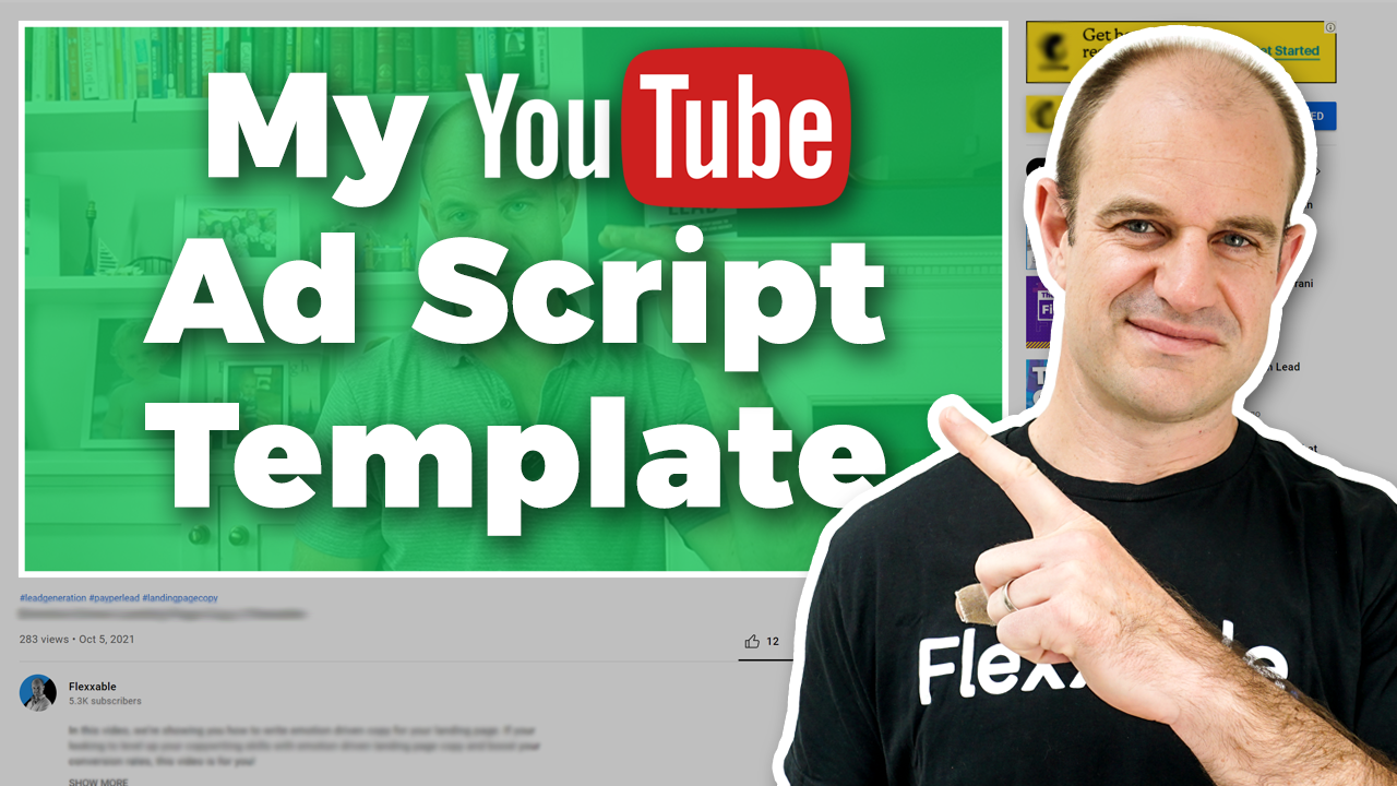 YouTube ad script template